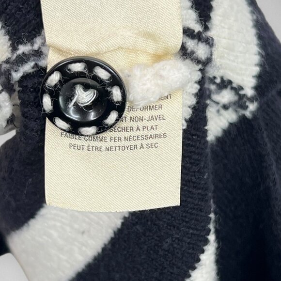 Anthro ANGEL OF‎ THE NORTH Varsity Stripe Cardigan Sweater S - Picture 10 of 13